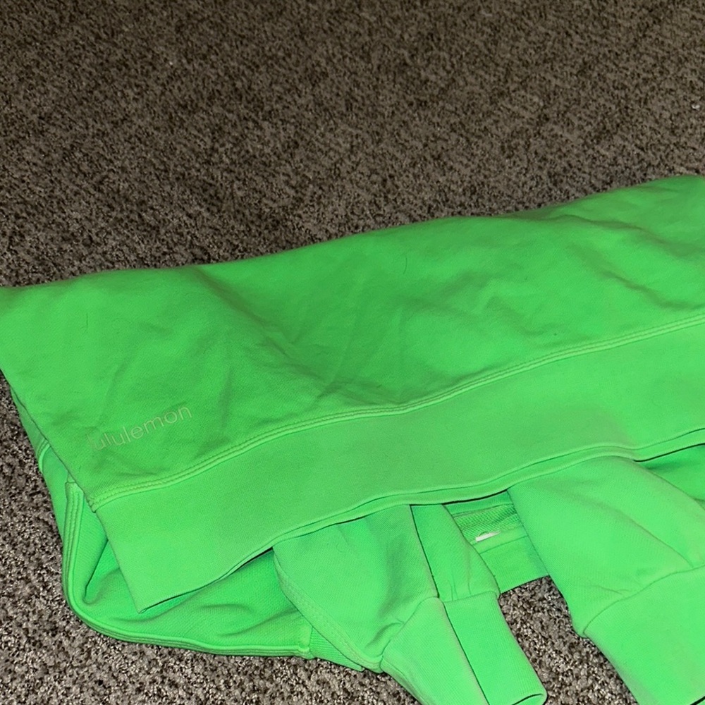 lululemon athletica Green Crew Neck Sweater